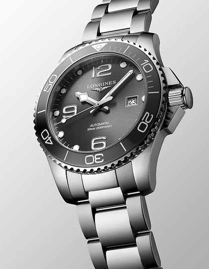 Vīriešu pulkstenis / unisex  LONGINES, HydroConquest / 43mm, SKU: L3.782.4.76.6 | dimax.lv