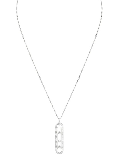 Sieviešu juvelierizstrādājumi  MESSIKA, Move 10TH PM Necklace, SKU: 10032-WG | dimax.lv