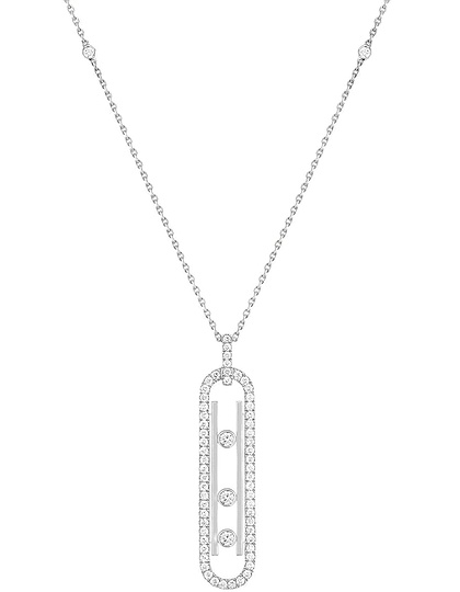 Sieviešu juvelierizstrādājumi  MESSIKA, Move 10TH PM Necklace, SKU: 10032-WG | dimax.lv