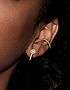 Sieviešu juvelierizstrādājumi  MESSIKA, Joy Hoop Round Diamonds 2x0.10ct White Gold Earrings, SKU: 07482-WG | dimax.lv