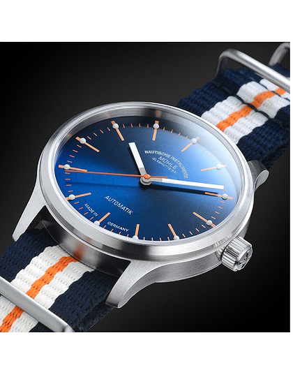 Vīriešu pulkstenis / unisex  MÜHLE-GLASHÜTTE, Panova Blue / 40 mm, SKU: M1-40-72-NB-I | dimax.lv